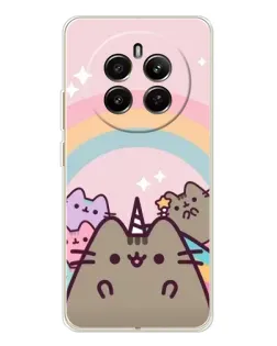 Чехол для Realme 13 4G с картинкой «Единорог Pusheen»