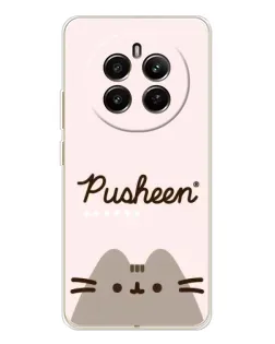 Чехол для Realme 13 4G с картинкой «Pusheen логотип»
