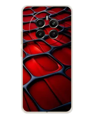 Чехол для Realme 13 4G с картинкой «Красная глянцевая сетка» Чехол для Realme 13 4G с картинкой «Красная глянцевая сетка»
