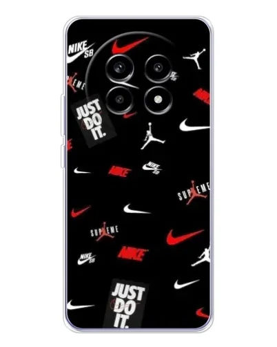 Чехол для Realme 13 Pro Plus с картинкой «Nike Mix Pattern»