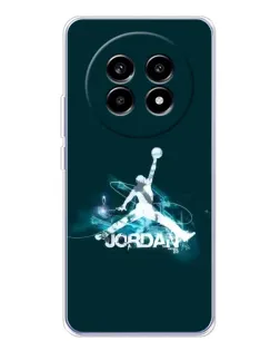Чехол для Realme 13 Pro Plus с картинкой «Jordan Blue Fire»