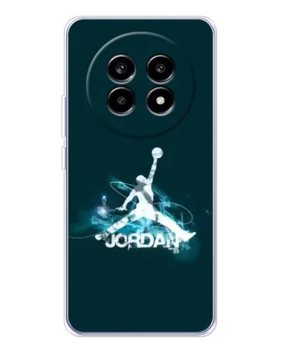 Чехол для Realme 13 Pro Plus с картинкой «Jordan Blue Fire»