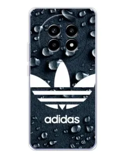 Чехол для Realme 13 Pro Plus с картинкой «Adidas Trefoil Blue»