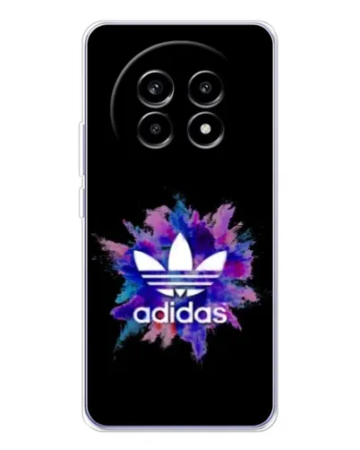 Чехол для Realme 13 Pro Plus с картинкой «Взрыв красок Adidas»