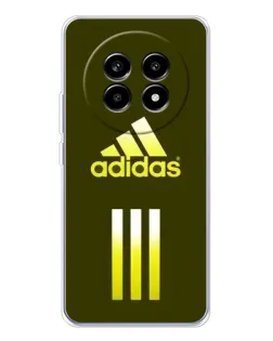 Чехол для Realme 13 Pro Plus с картинкой «Оливковый градиент Adidas»