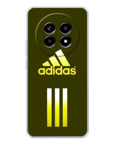 Чехол для Realme 13 Pro Plus с картинкой «Оливковый градиент Adidas»