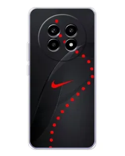 Чехол для Realme 13 Pro Plus с картинкой «Абстрактный дизайн Nike»