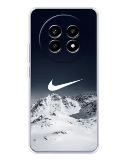 Чехол для Realme 13 Pro Plus с картинкой «Nike — зимние горы»