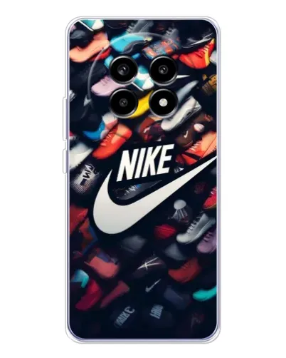 Чехол для Realme 13 Pro Plus с картинкой «Коллекция кроссовок Nike»