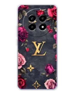 Чехол для Realme 13 Pro Plus с картинкой «Цветочный Louis Vuitton»