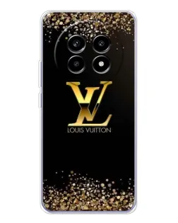Чехол для Realme 13 Pro Plus с картинкой «LV — золотые искры»