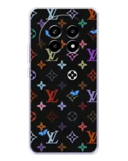 Чехол для Realme 13 Pro Plus с картинкой «Цветная монограмма LV»