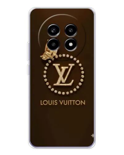 Чехол для Realme 13 Pro Plus с картинкой «LV — золотая печать»