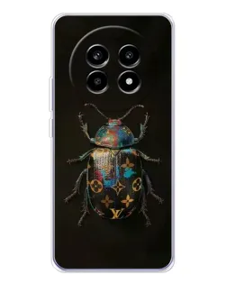 Чехол для Realme 13 Pro Plus с картинкой «LV — мраморный принт»