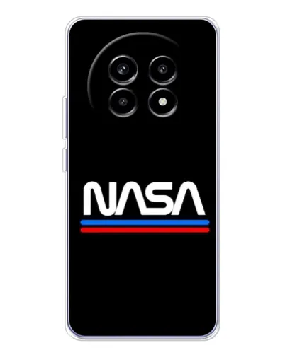 Чехол для Realme 13 Pro Plus с картинкой «NASA — классика Red Blue»