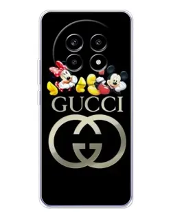 Чехол для Realme 13 Pro Plus с картинкой «Gucci — герои Disney»