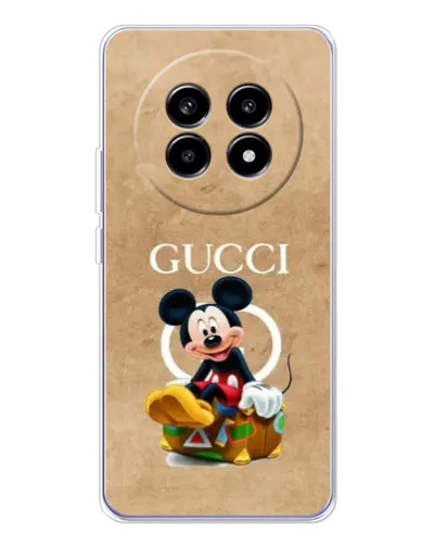 Чехол для Realme 13 Pro Plus с картинкой «Микки Маус Gucci — крафт»