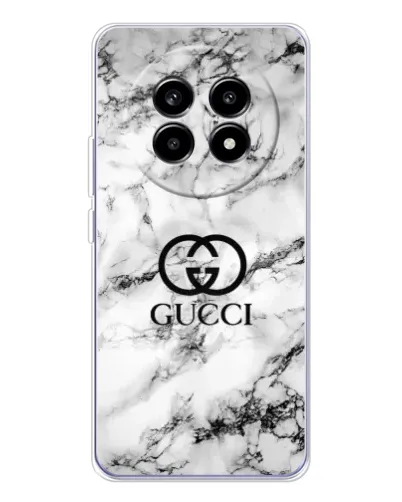 Чехол для Realme 13 Pro Plus с картинкой «Gucci — мраморный шик»