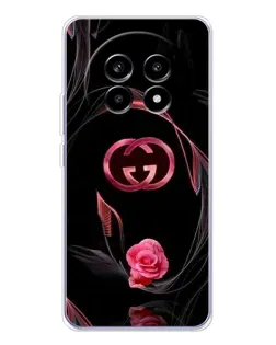 Чехол для Realme 13 Pro Plus с картинкой «Gucci — неоновая роза»