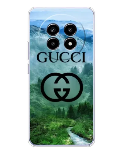 Чехол для Realme 13 Pro Plus с картинкой «Gucci — горный пейзаж»