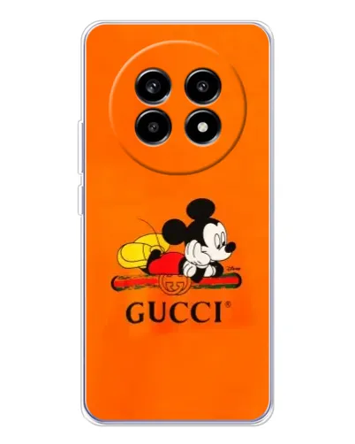 Чохол для Realme 13 Pro Plus з картинкою «Міккі Маус Gucci — помаранч» Чохол для Realme 13 Pro Plus з картинкою «Міккі Маус Gucci — помаранч»