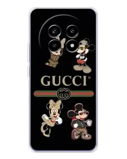Чохол для Realme 13 Pro Plus з картинкою «Gucci — герої Disney та монограма» Чохол для Realme 13 Pro Plus з картинкою «Gucci — герої Disney та монограма»