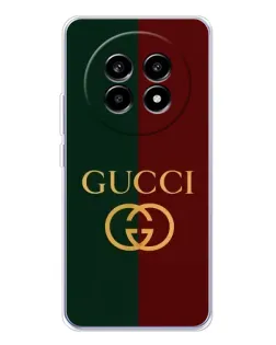 Чохол для Realme 13 Pro Plus з картинкою «Gucci — темно-зелений градієнт» Чохол для Realme 13 Pro Plus з картинкою «Gucci — темно-зелений градієнт»