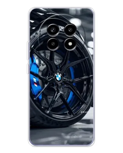 Чехол для Realme 13 Pro Plus с картинкой «Колесо BMW вблизи» Чехол для Realme 13 Pro Plus с картинкой «Колесо BMW вблизи»