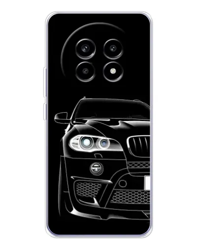 Чехол для Realme 13 Pro Plus с картинкой «Темный силуэт BMW» Чехол для Realme 13 Pro Plus с картинкой «Темный силуэт BMW»