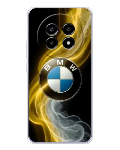Чехол для Realme 13 Pro Plus с картинкой «Золотистый дым BMW» Чехол для Realme 13 Pro Plus с картинкой «Золотистый дым BMW»