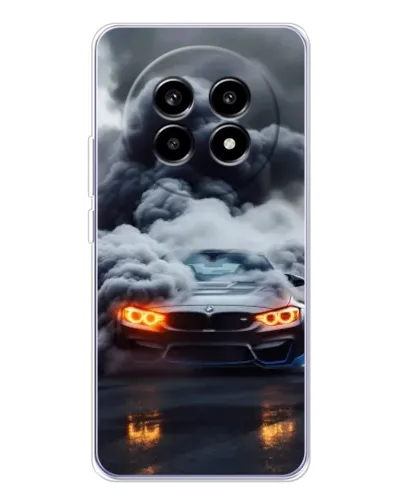 Чехол для Realme 13 Pro Plus с картинкой «BMW в дыму» Чехол для Realme 13 Pro Plus с картинкой «BMW в дыму»