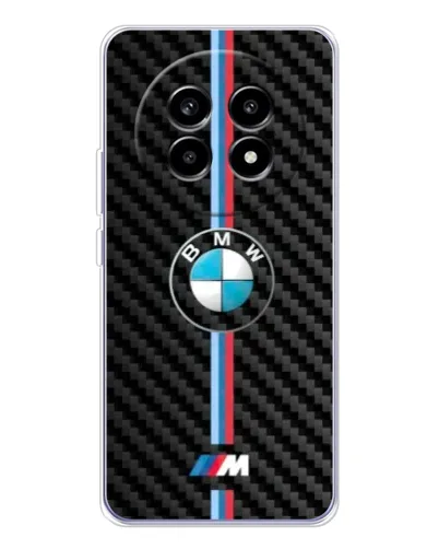 Чехол для Realme 13 Pro Plus с картинкой «Эмблема BMW и карбон» Чехол для Realme 13 Pro Plus с картинкой «Эмблема BMW и карбон»