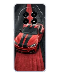 Чехол для Realme 13 Pro Plus с картинкой «BMW на красной дорожке»