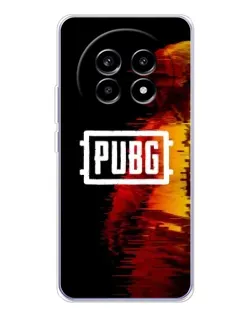 Чехол для Realme 13 Pro Plus с картинкой «Яркий логотип PUBG»