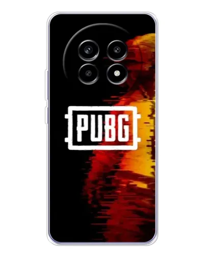 Чехол для Realme 13 Pro Plus с картинкой «Яркий логотип PUBG»