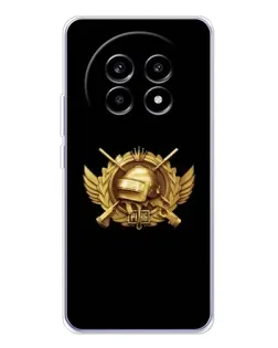Чехол для Realme 13 Pro Plus с картинкой «PUBG — оранжевый градиент»