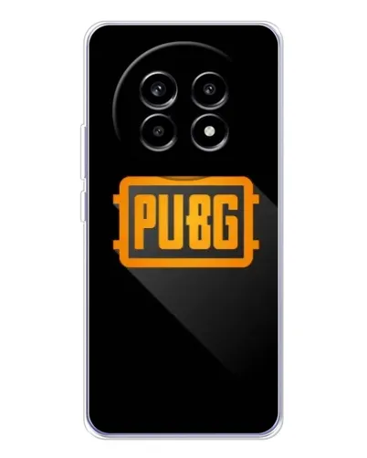 Чехол для Realme 13 Pro Plus с картинкой «PUBG — рамка лого»