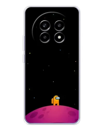 Чехол для Realme 13 Pro Plus с картинкой «Одинокий герой на планете»