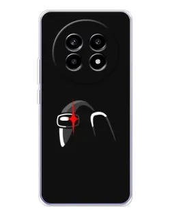 Чехол для Realme 13 Pro Plus с картинкой «Among Us шлем»