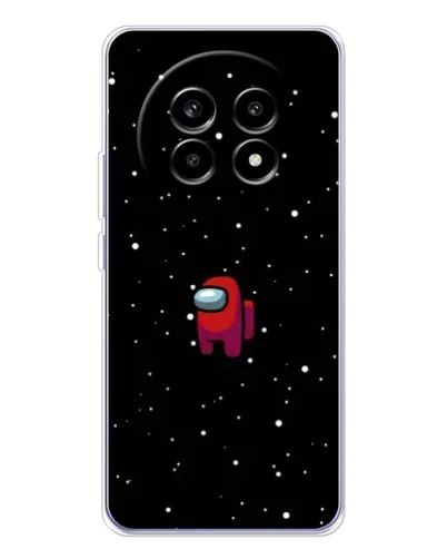 Чехол для Realme 13 Pro Plus с картинкой «Красный Among Us»