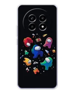Чехол для Realme 13 Pro Plus с картинкой «Among Us космос»