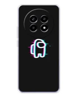 Чехол для Realme 13 Pro Plus с картинкой «Among Us неон»