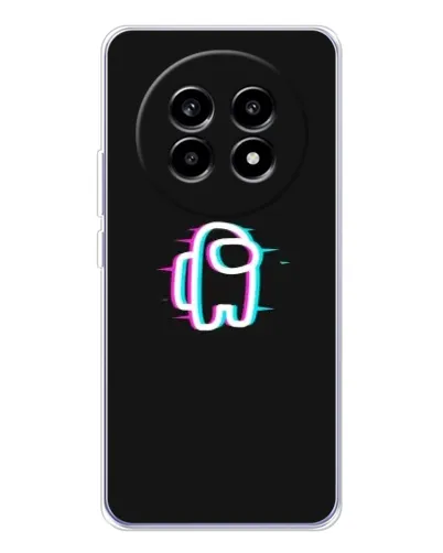 Чехол для Realme 13 Pro Plus с картинкой «Among Us неон»
