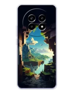 Чехол для Realme 13 Pro Plus с картинкой «Вид из пещеры»