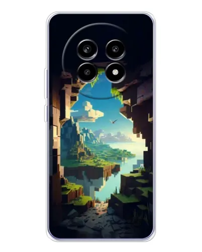 Чехол для Realme 13 Pro Plus с картинкой «Вид из пещеры» Чехол для Realme 13 Pro Plus с картинкой «Вид из пещеры»