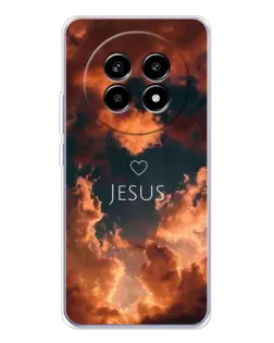 Чехол для Realme 13 Pro Plus с картинкой «Сияние Имени Jesus»
