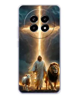 Чехол для Realme 13 Pro Plus с картинкой «Лев Иуды и Свет»