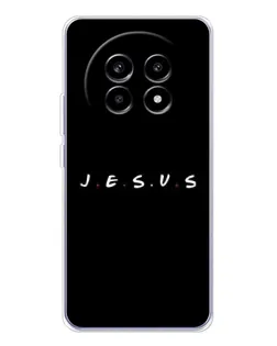 Чехол для Realme 13 Pro Plus с картинкой «Точки веры J.E.S.U.S.»