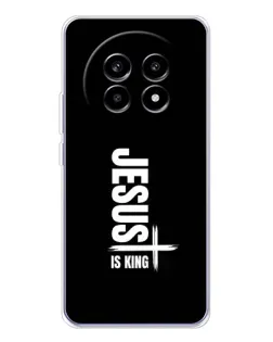 Чехол для Realme 13 Pro Plus с картинкой «Вертикаль веры Jesus»