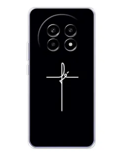 Чехол для Realme 13 Pro Plus с картинкой «Тонкий крест»